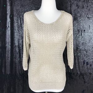Aritzia wilfred open knit sweater